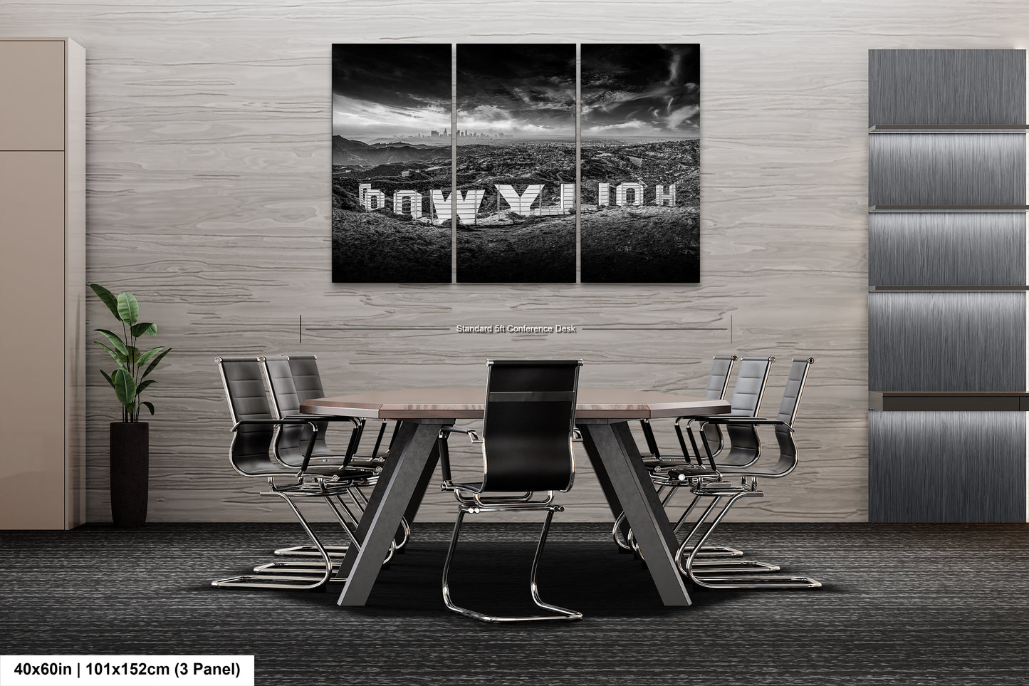 a black and white photo of a table and chairs