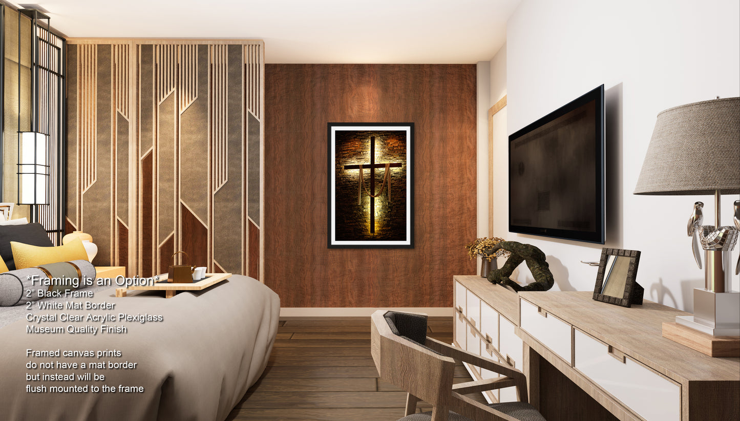 a bed room with a neatly made bed and a flat screen tv