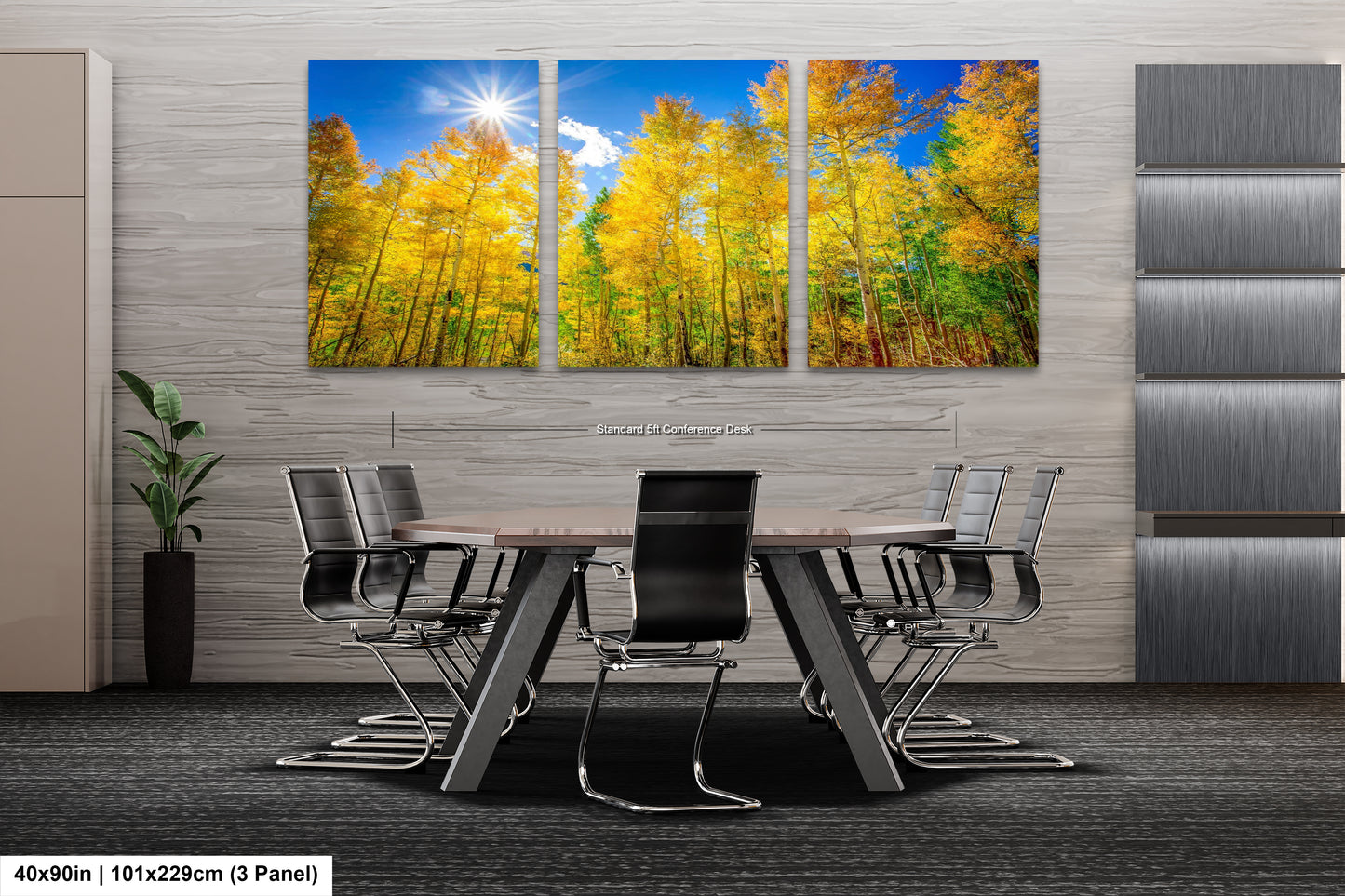 a dining room with a table and chairs