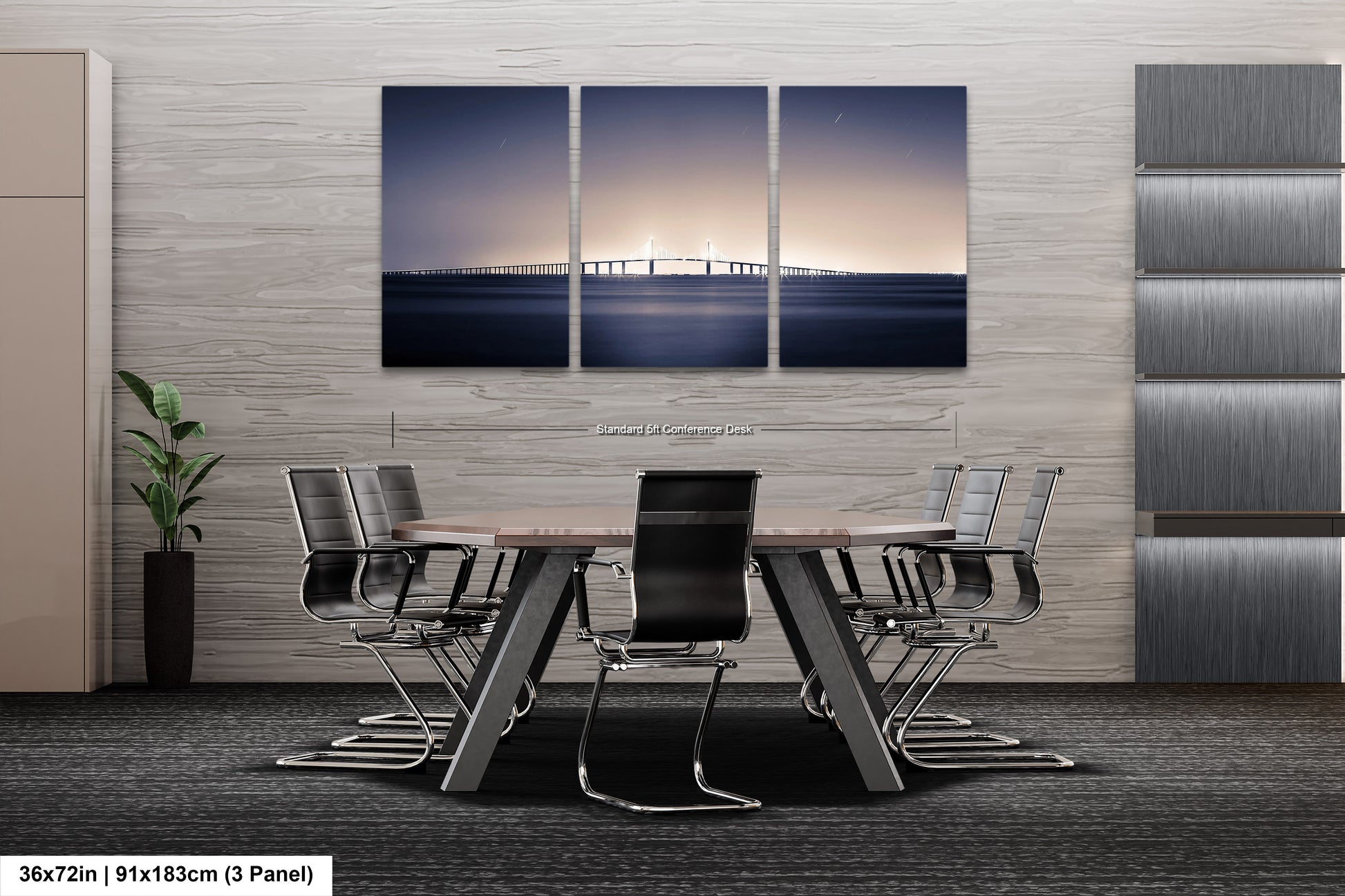 a dining room with a table and chairs