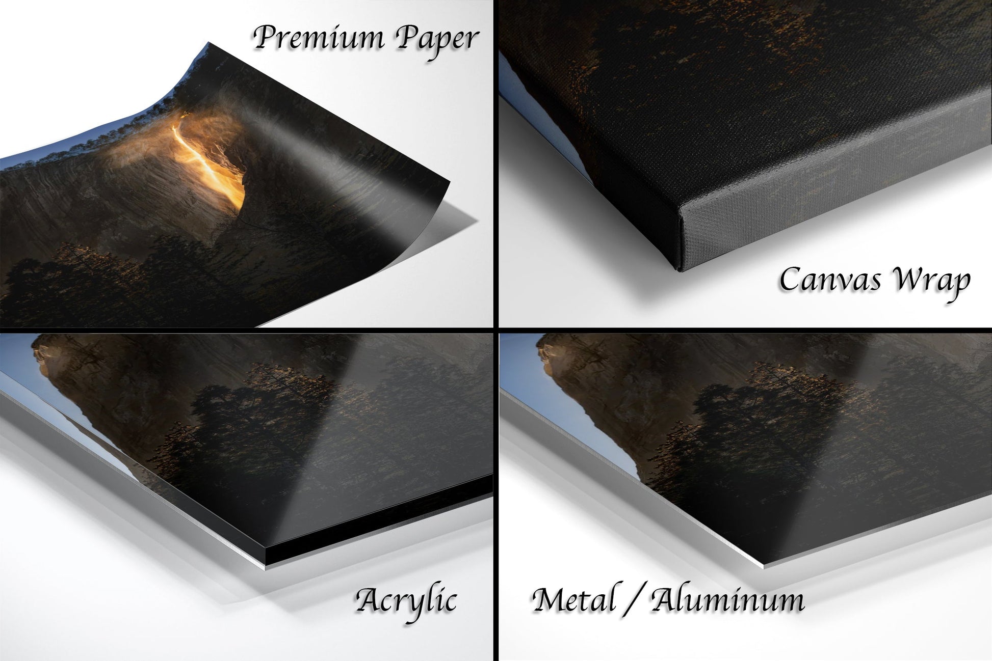 a series of photos showing the different stages of a fire