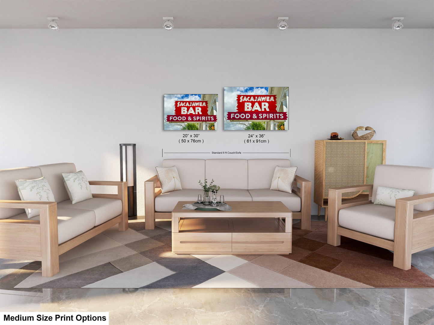 a couple of couches and a table in a room