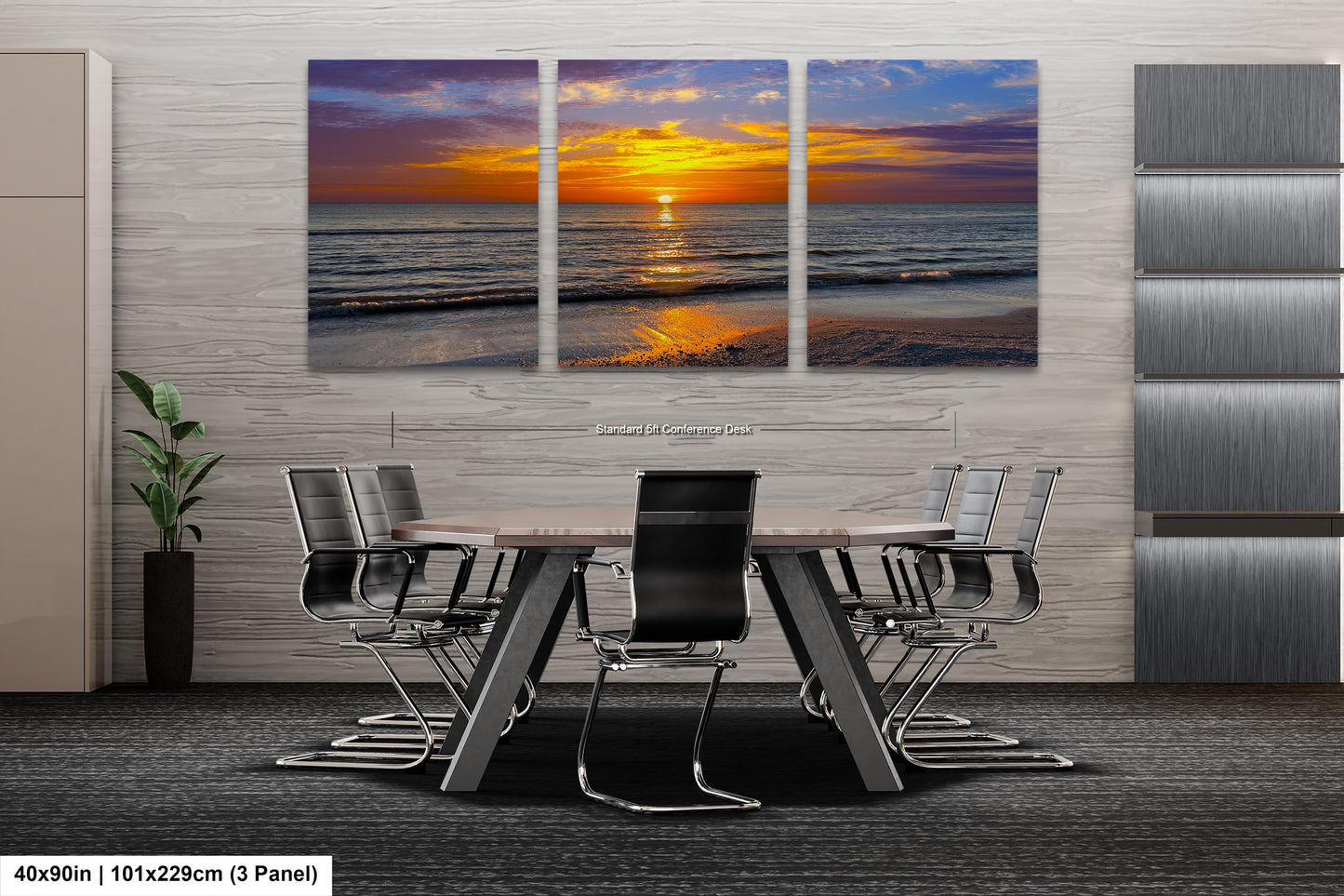 a dining room with a table and chairs