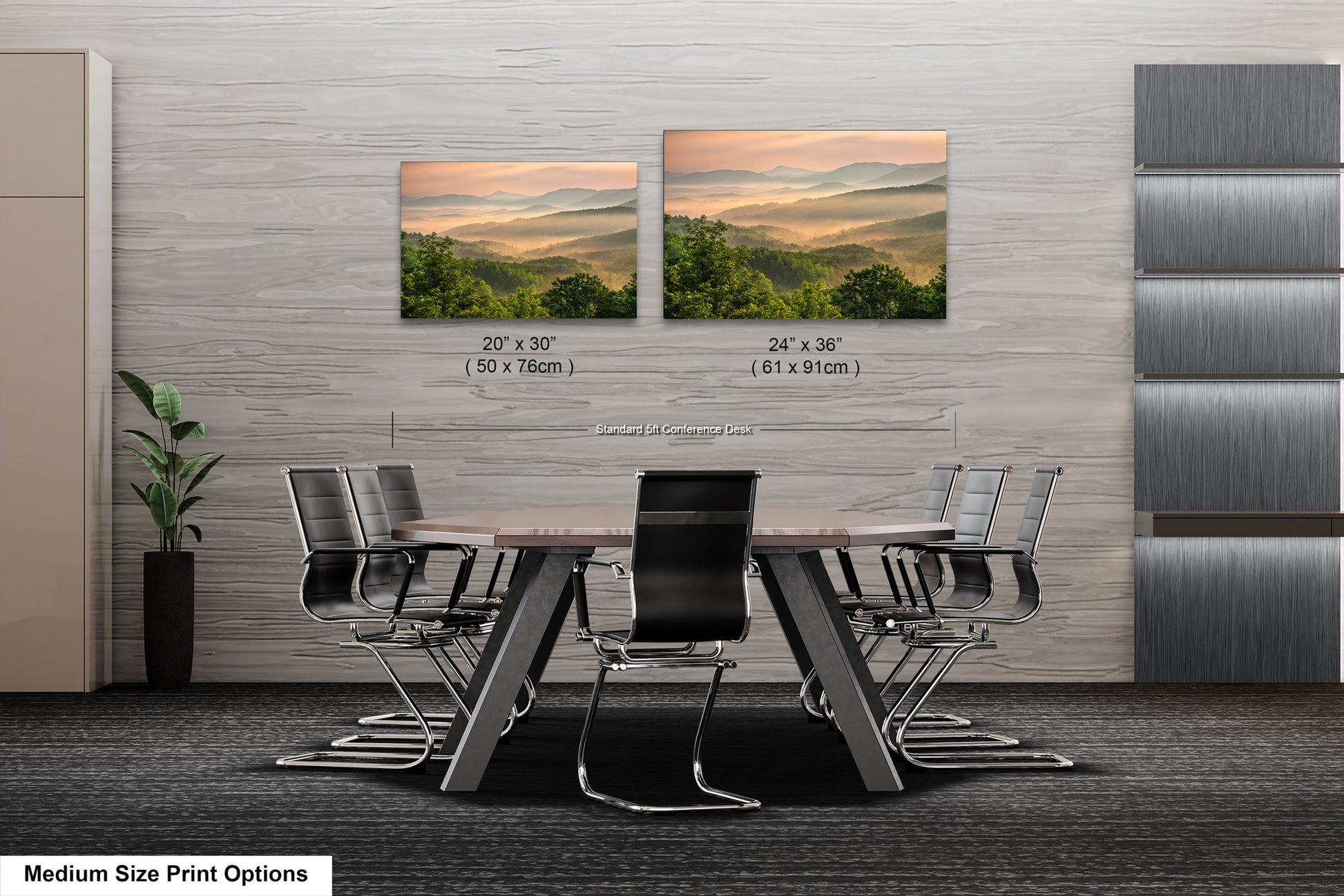 a dining room with a table and chairs