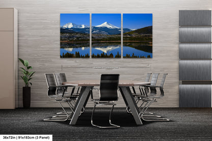 a dining room with a table and chairs