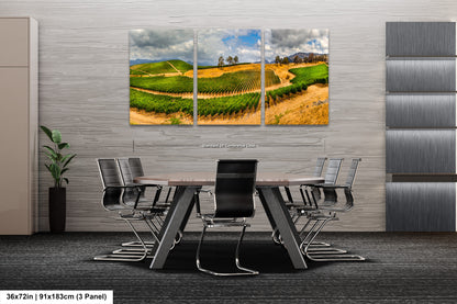 a dining room with a table and chairs