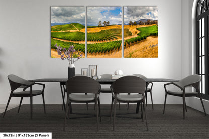 a dining room with a table and chairs