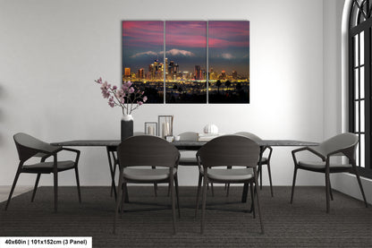 a dining room with a table and chairs
