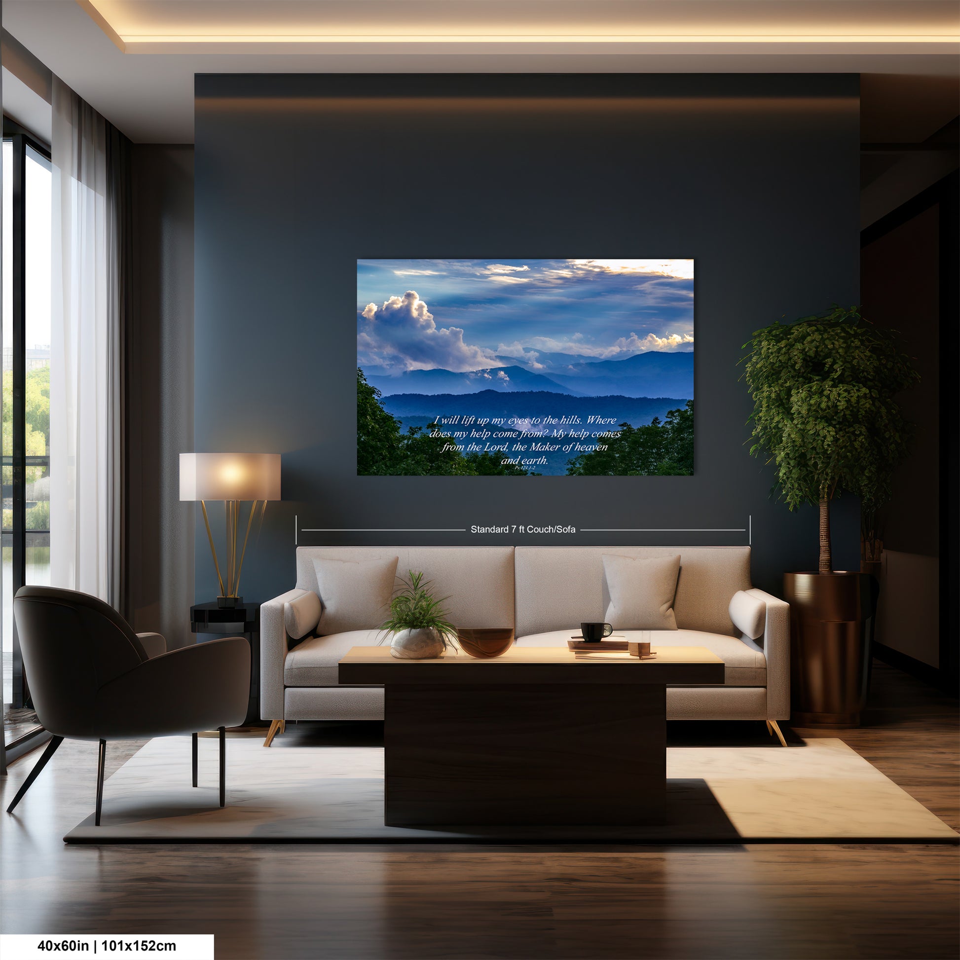 a living room filled with furniture and a flat screen tv