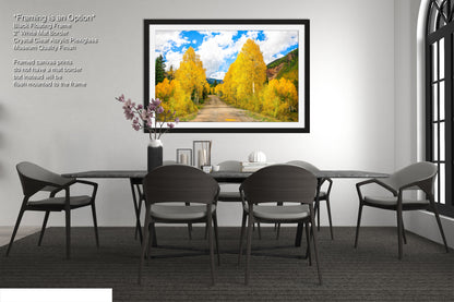 a picture of a dining room with a table and chairs