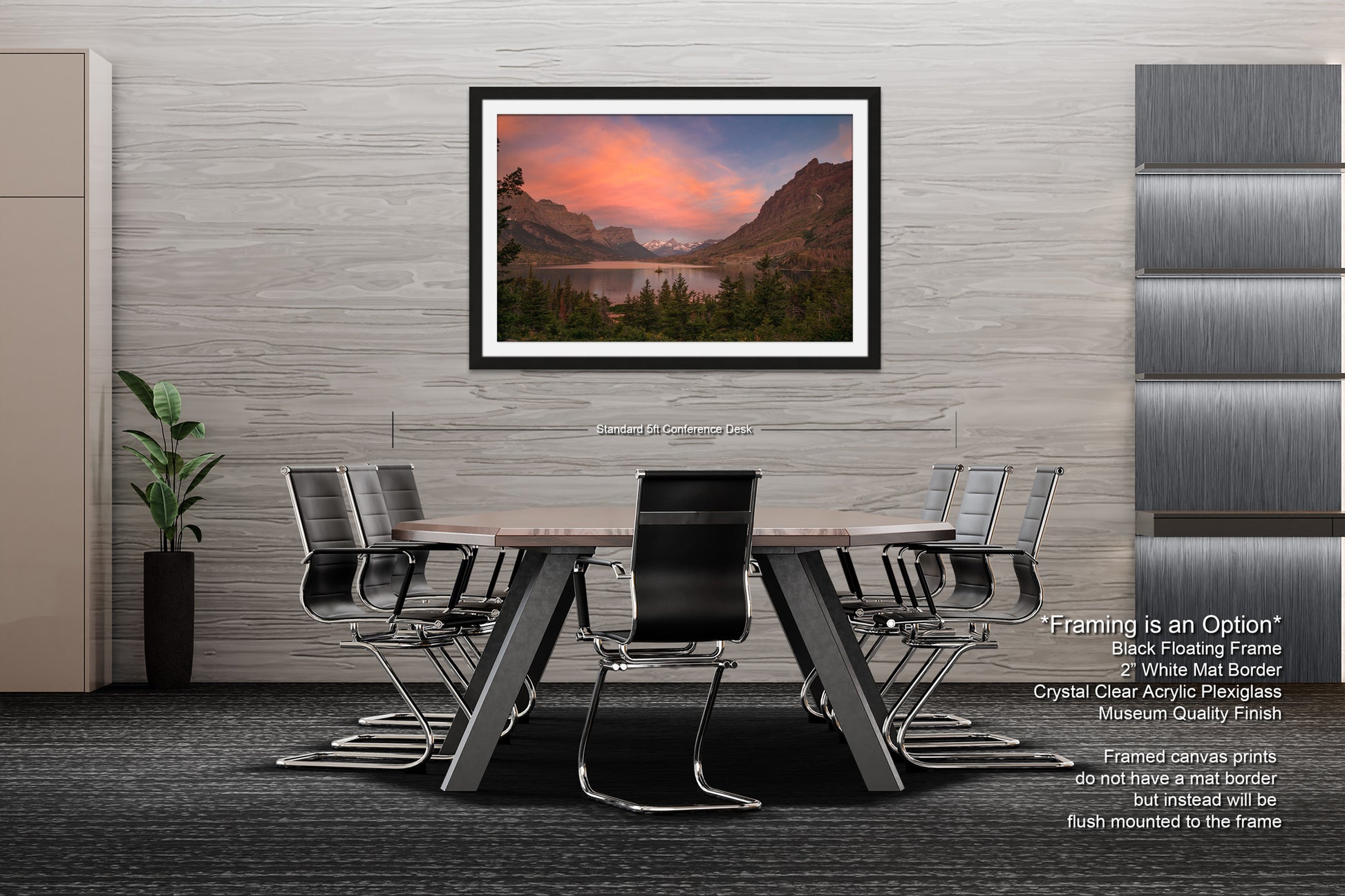 a dining room with a table and chairs