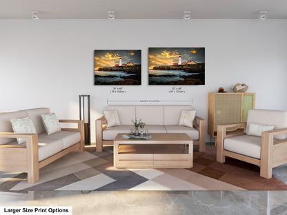 a living room filled with furniture and a painting on the wall