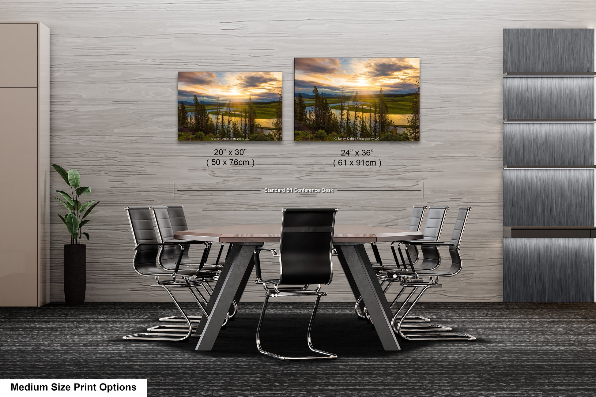 a dining room with a table and chairs