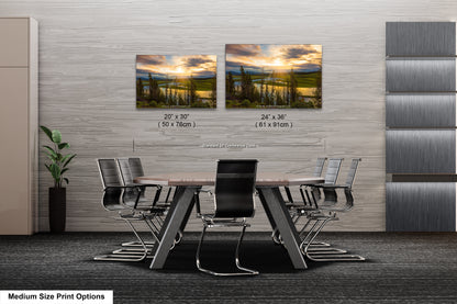 a dining room with a table and chairs