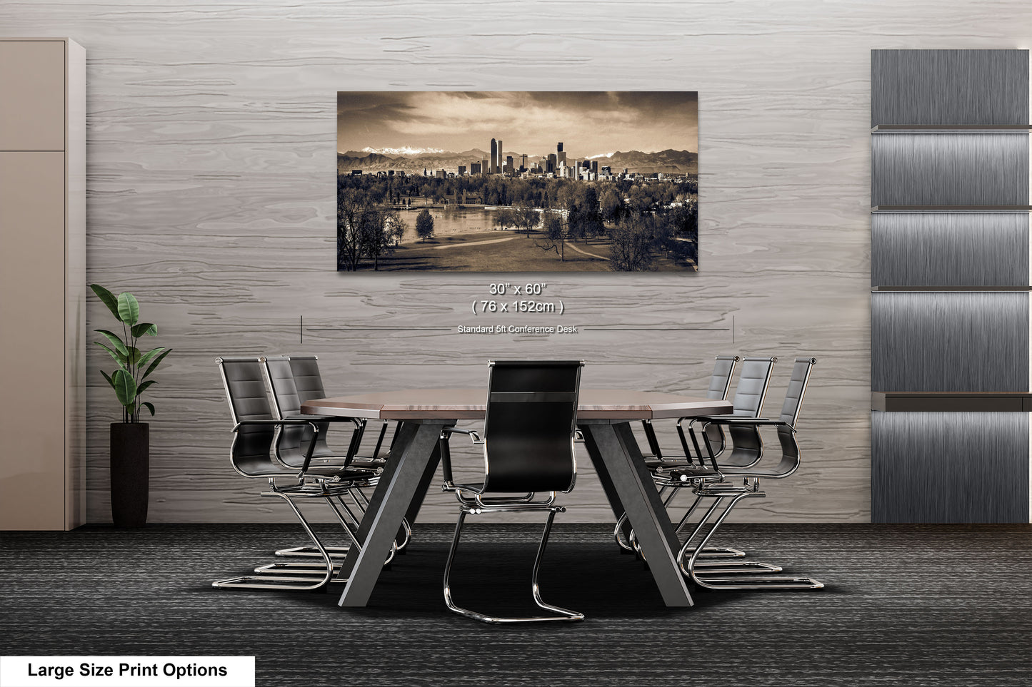 a dining room with a table and chairs