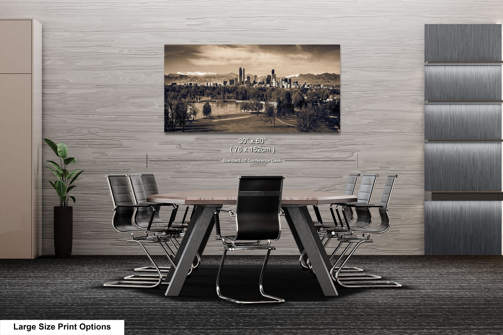 a dining room with a table and chairs