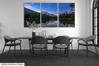 a dining room with a table and chairs