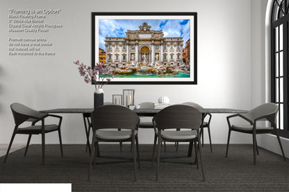 a picture of a dining room with a table and chairs