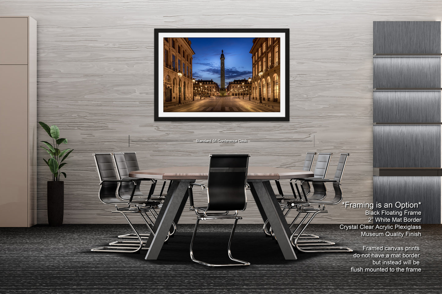 a picture of a city street with a clock tower in the background