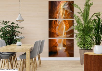 a dining room with a table and chairs