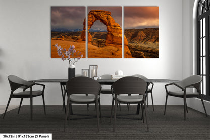 a dining room with a table and chairs