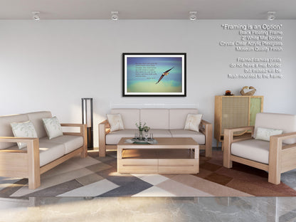 a living room filled with furniture and a painting on the wall