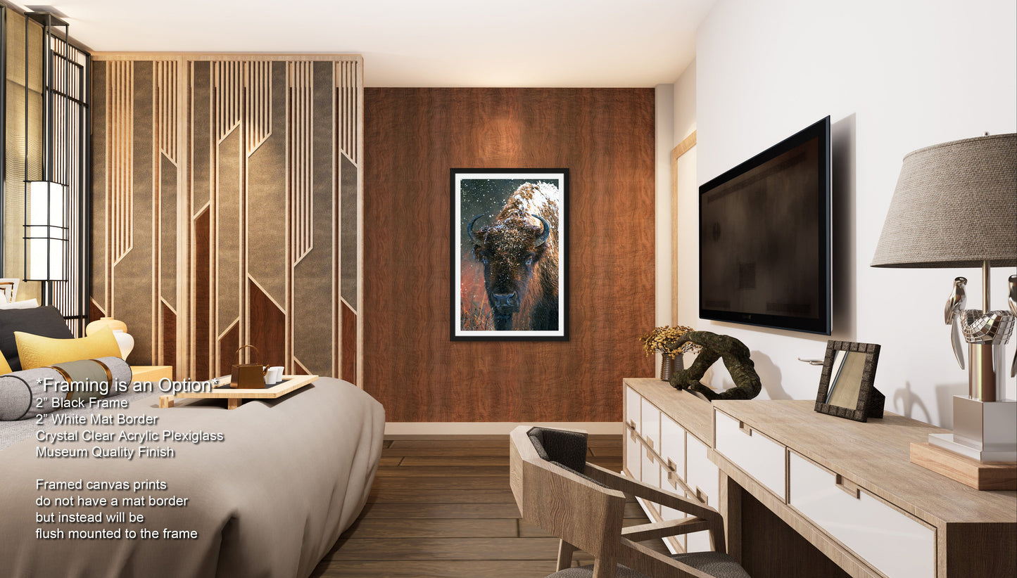 a bed room with a neatly made bed and a flat screen tv