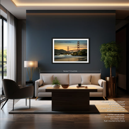 a living room filled with furniture and a painting on the wall