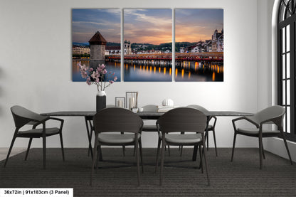 a dining room with a table and chairs