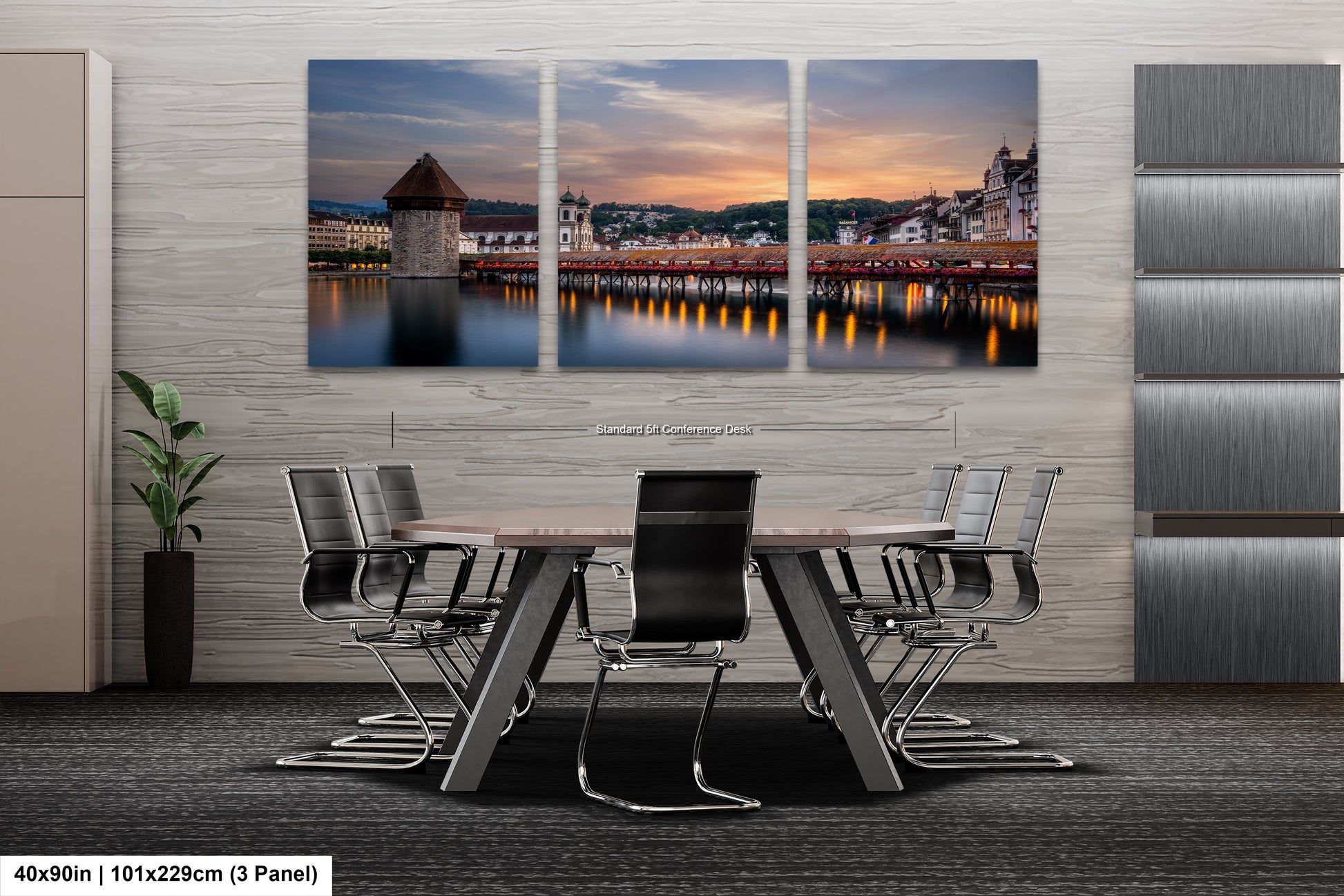 a dining room with a table and chairs