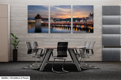 a dining room with a table and chairs