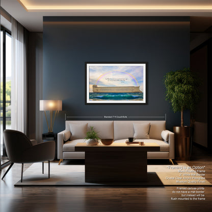 a living room filled with furniture and a painting on the wall