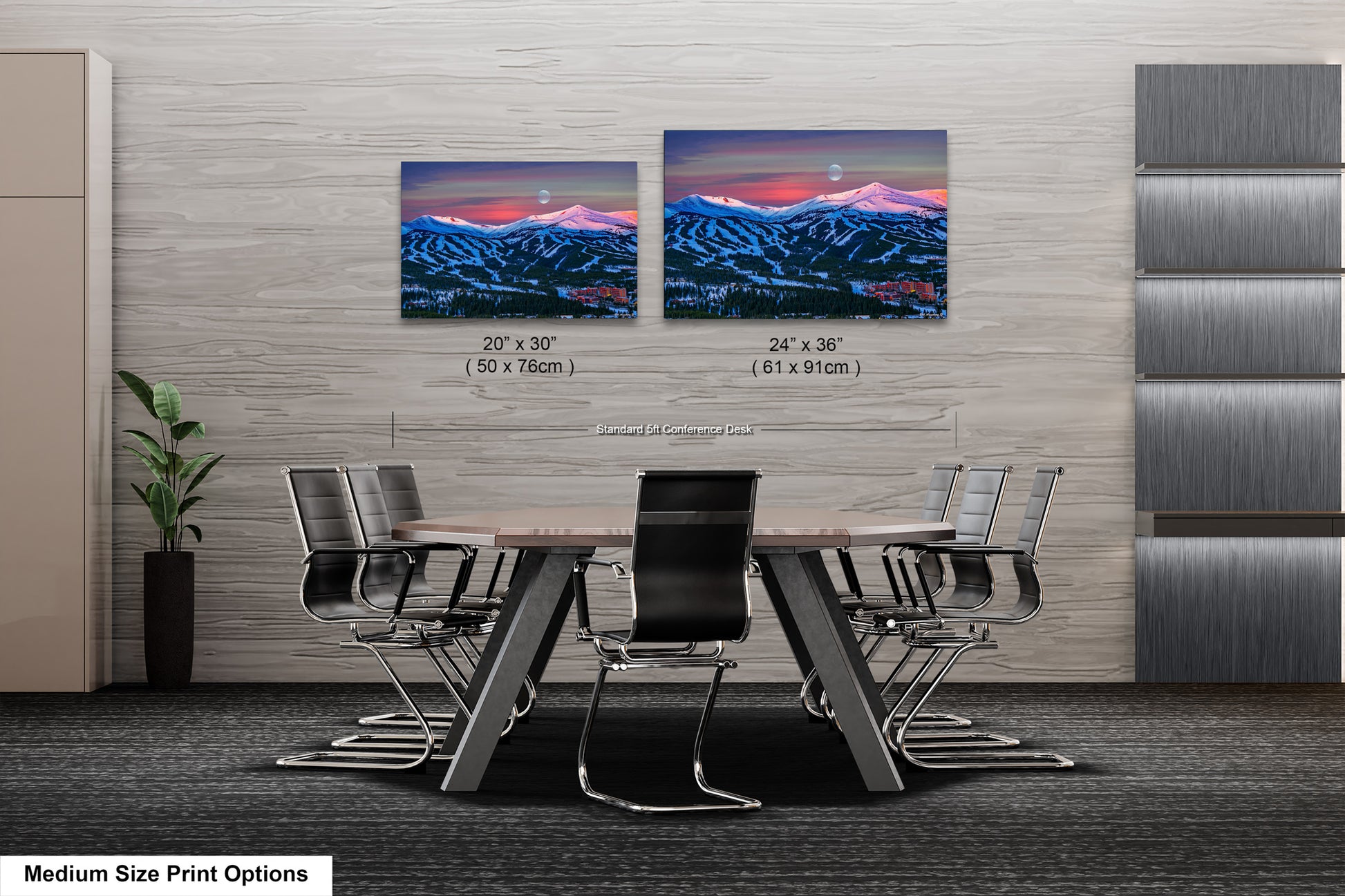 a dining room with a table and chairs