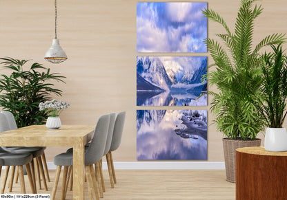 a dining room with a table and chairs