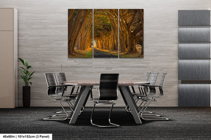 a dining room with a table and chairs