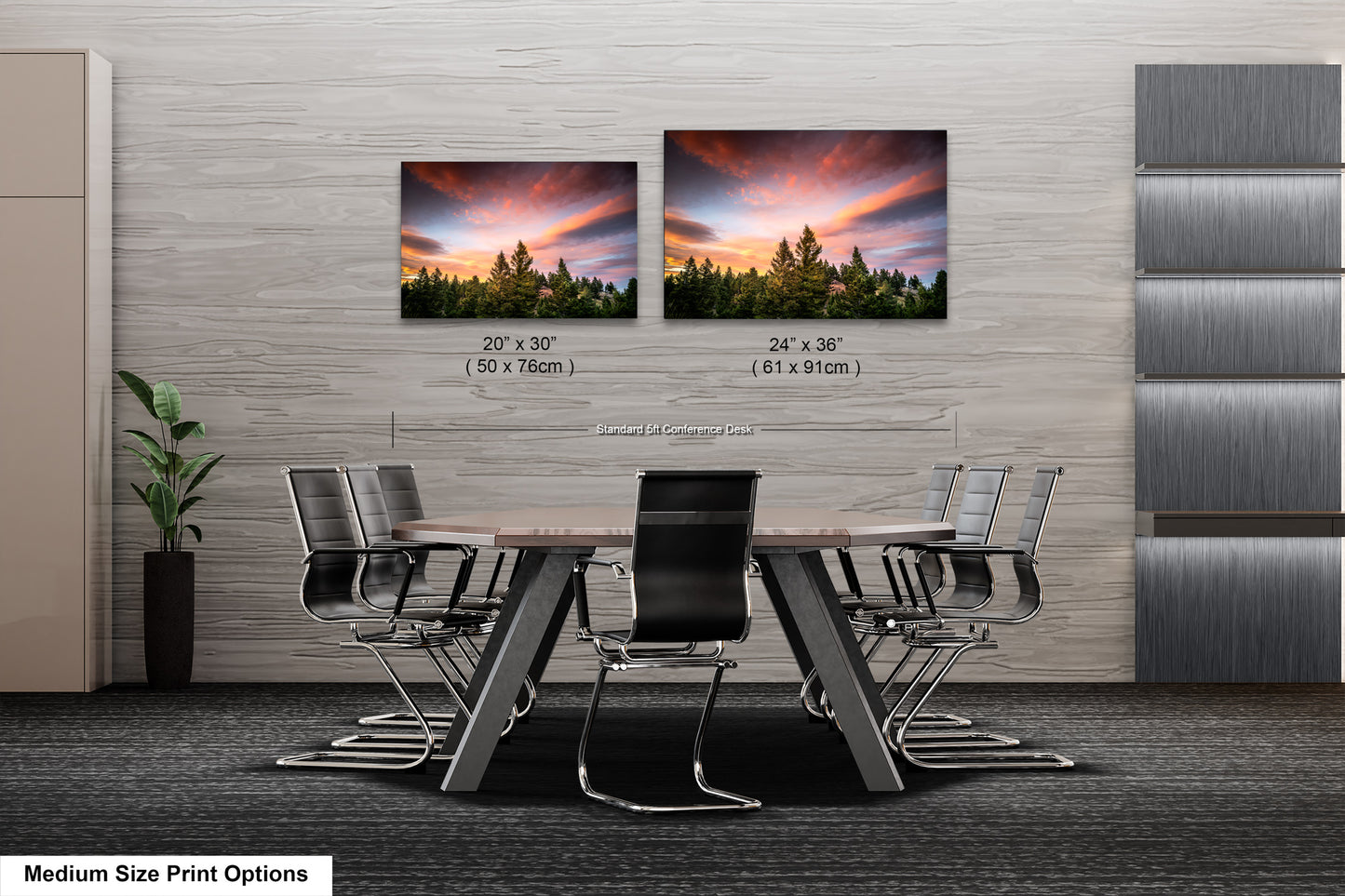 a dining room with a table and chairs