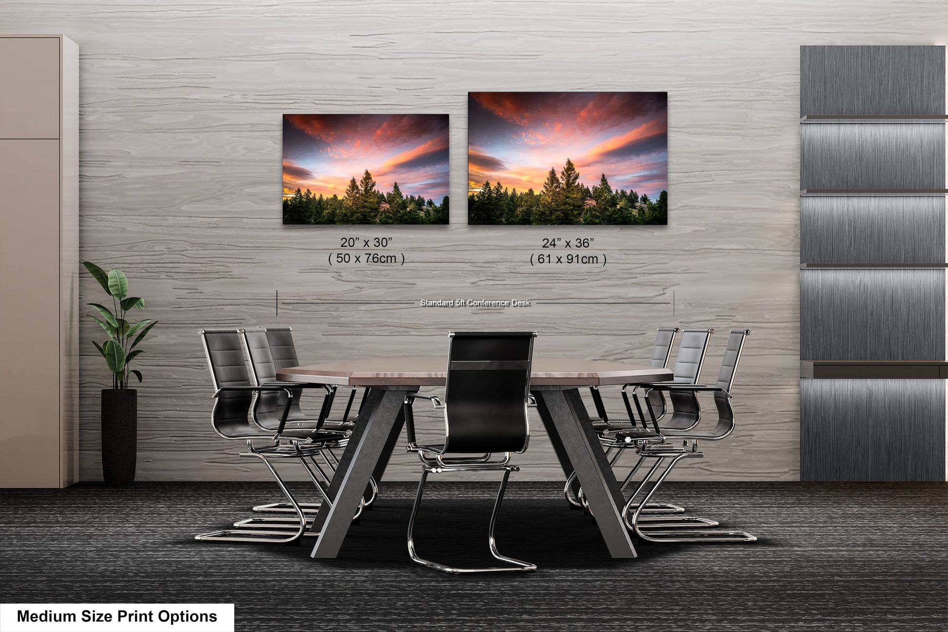 a dining room with a table and chairs