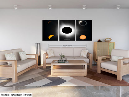 a living room filled with furniture and a painting on the wall