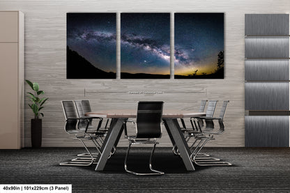 a dining room with a table and chairs