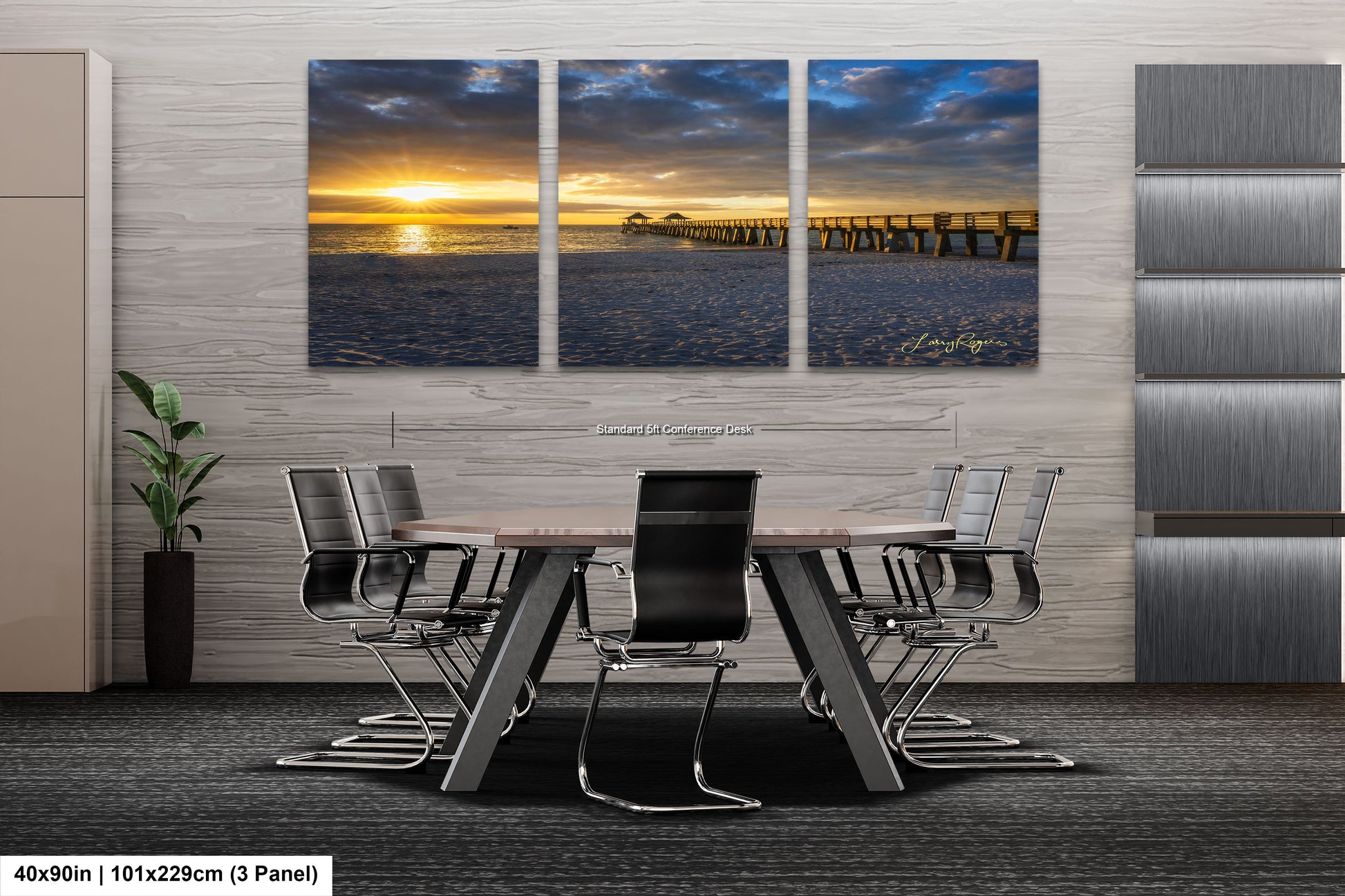 a dining room with a table and chairs