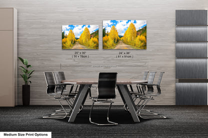 a dining room with a table and chairs
