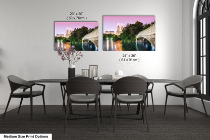 a dining room with a table and chairs