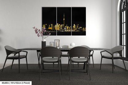 a dining room with a table and chairs