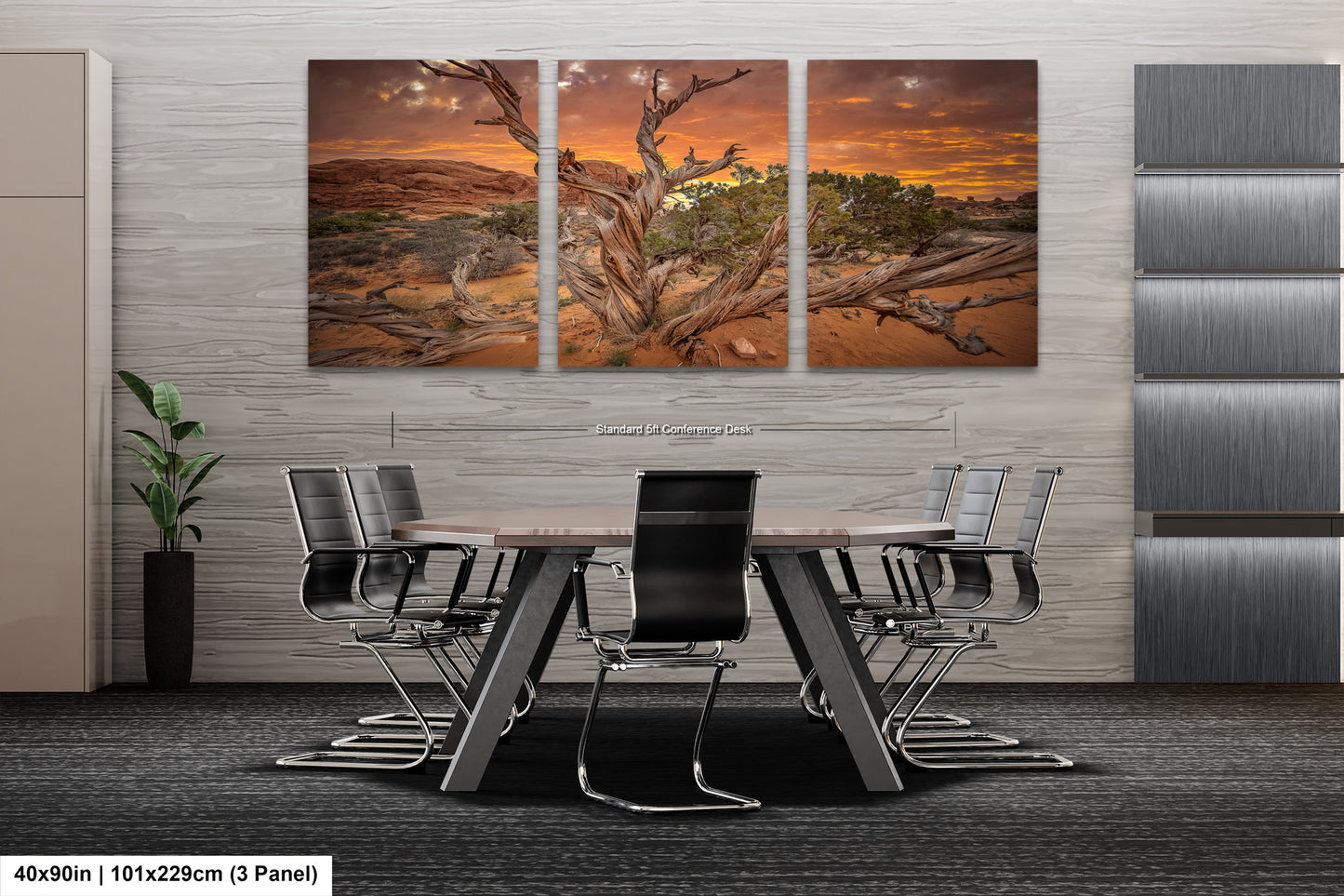 a dining room with a table and chairs