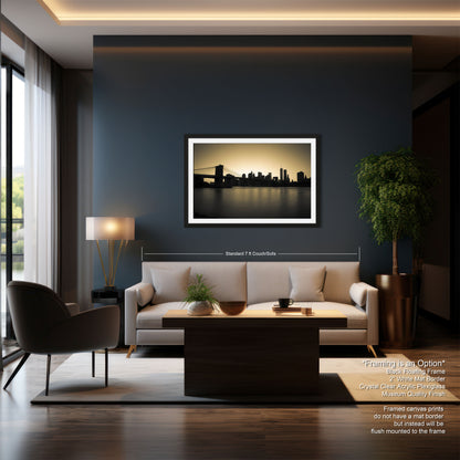 a living room filled with furniture and a painting on the wall
