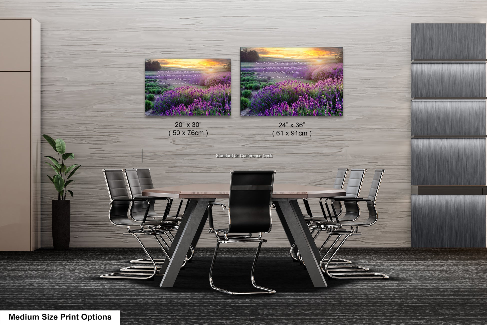 two pictures of a table and chairs in a room