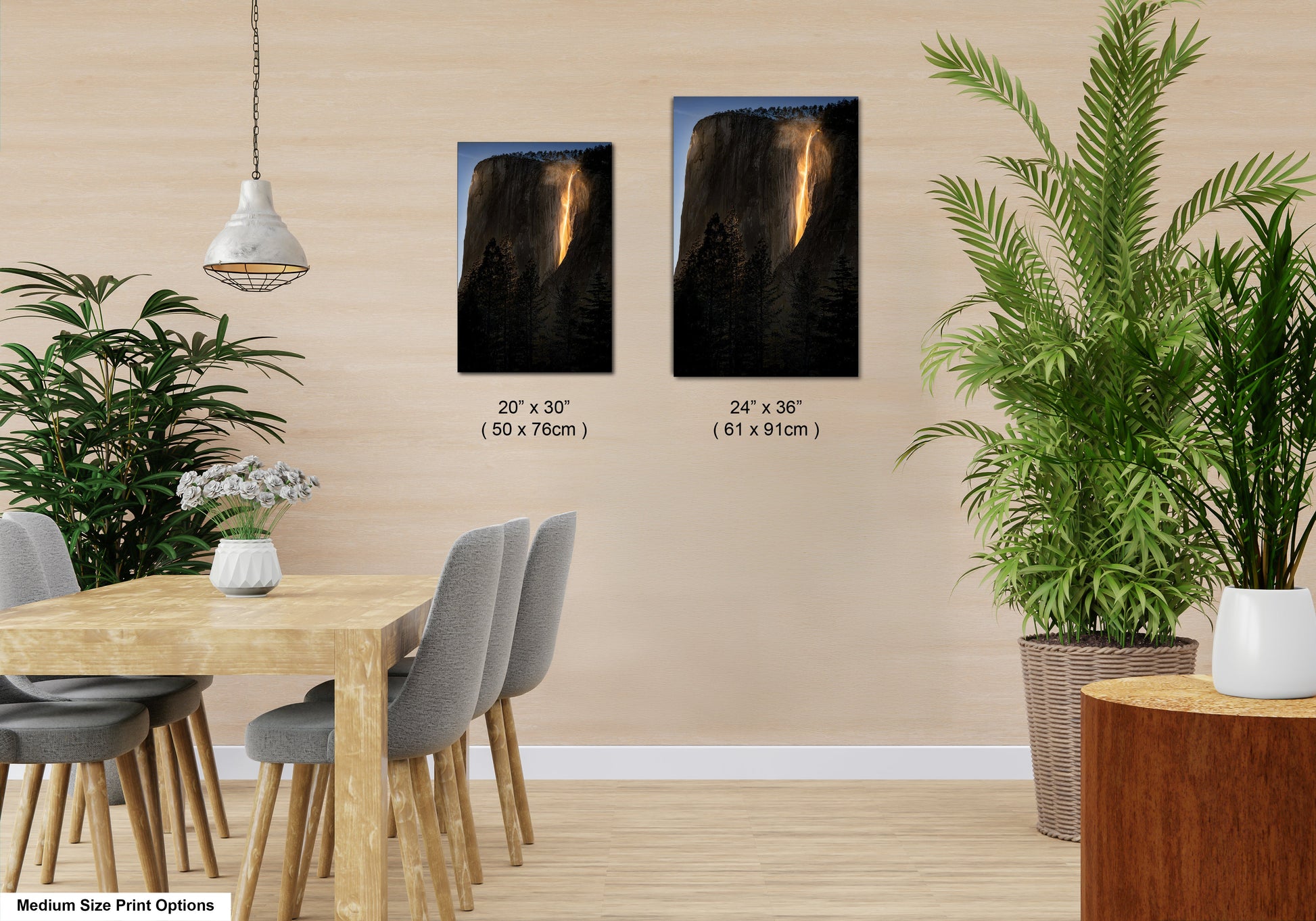 a dining room with a table and chairs