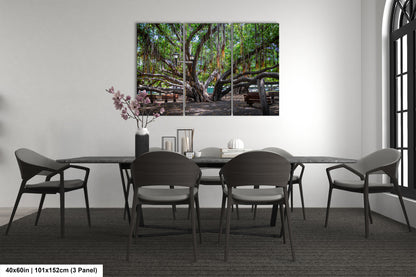 a dining room with a table and chairs