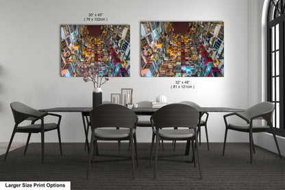 a dining room with a table and chairs
