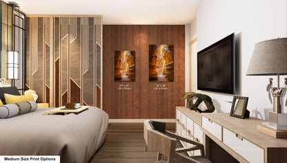 a bed room with a neatly made bed and a flat screen tv